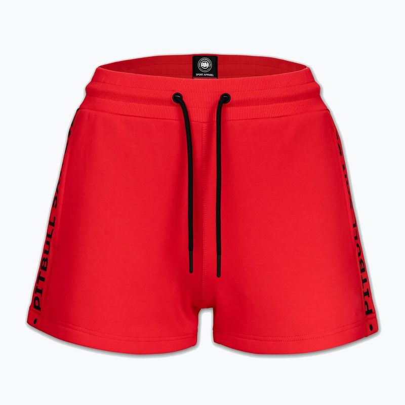 Pantaloni scurți pentru femei Pitbull Explory Tape fluo/red 5