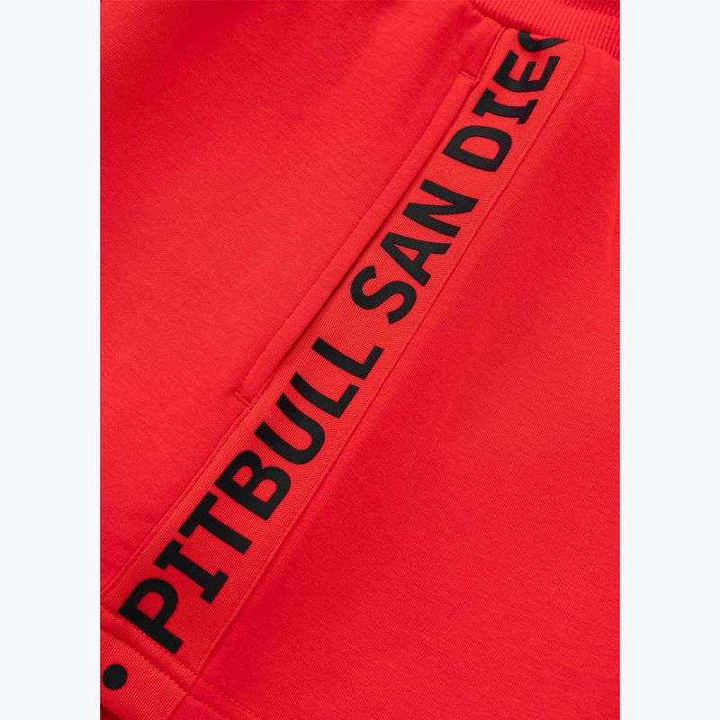 Pantaloni scurți pentru femei Pitbull Explory Tape fluo/red 9