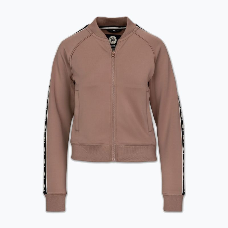 Bluză pentru femei Pitbull Verona Collar Zip chocolate mousse 6