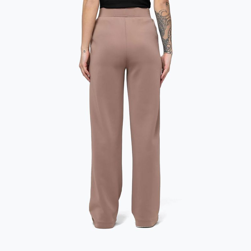 Pantaloni pentru femei Pitbull Verona Wide Leg chocolate mousse 3