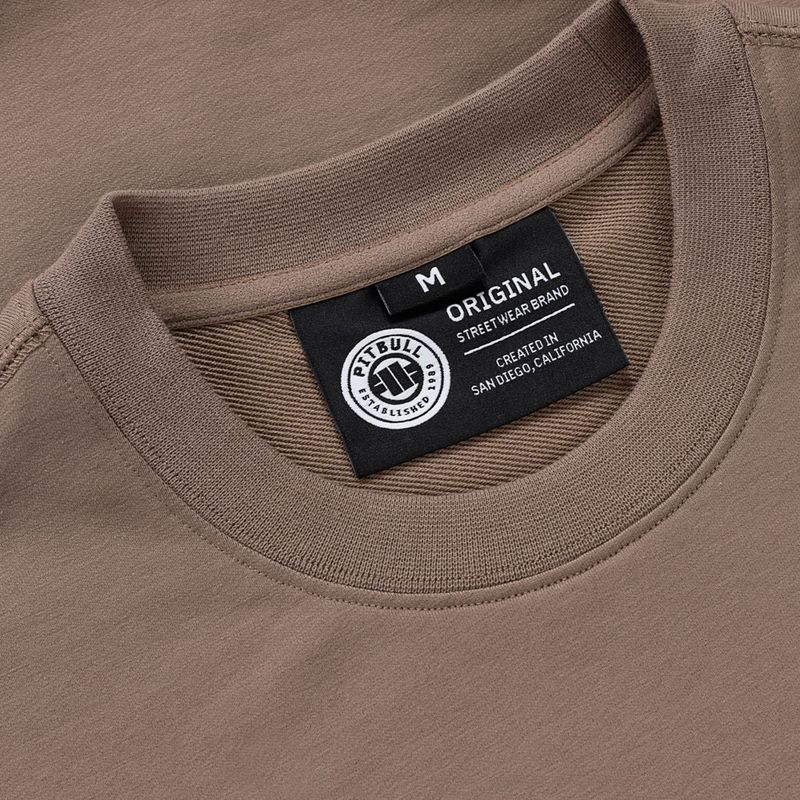 Bluză pentru bărbați Pitbull MC Crewneck Sweatshirt brown savana 6