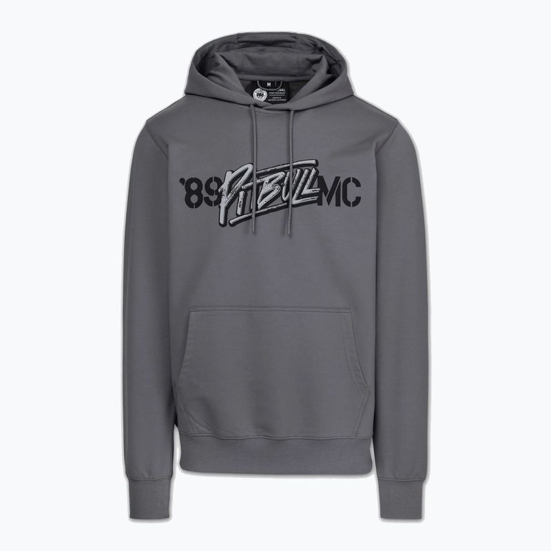 Bluză pentru bărbați Pitbull MC Sweatshirt Hooded graphite 5