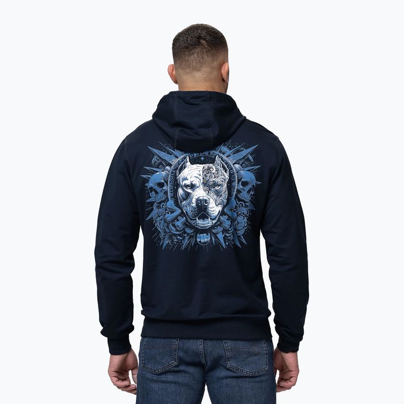 Bluză pentru bărbați Pitbull World Sweatshirt Hooded dark navy 3