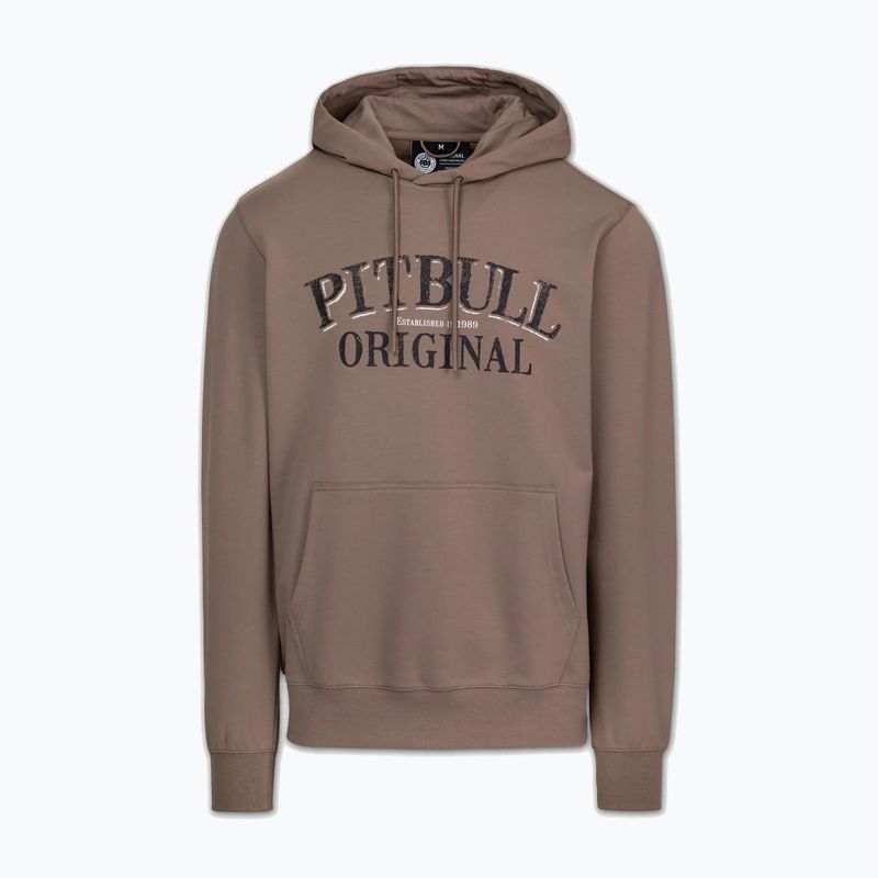 Bluză pentru bărbați Pitbull Midnight Sweatshirt Hooded brown savana 7