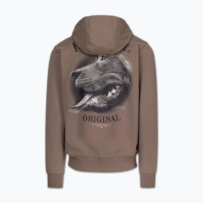 Bluză pentru bărbați Pitbull Midnight Sweatshirt Hooded brown savana 8