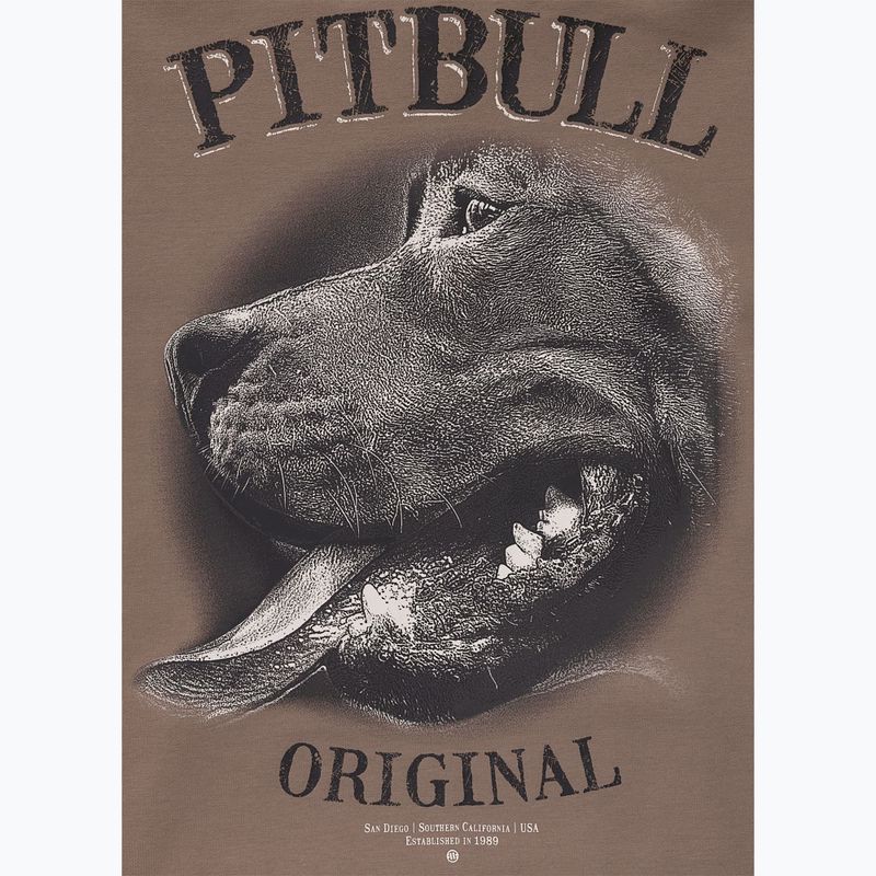 Bluză pentru bărbați Pitbull Midnight Sweatshirt Hooded brown savana 13