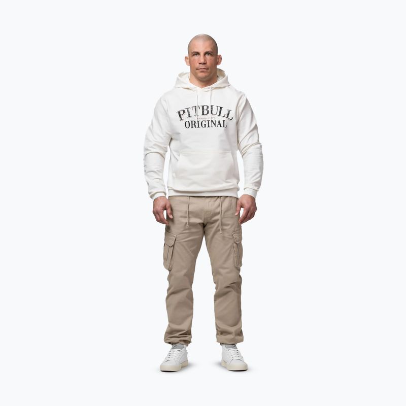 Bluză pentru bărbați Pitbull Midnight Sweatshirt Hooded off white 2