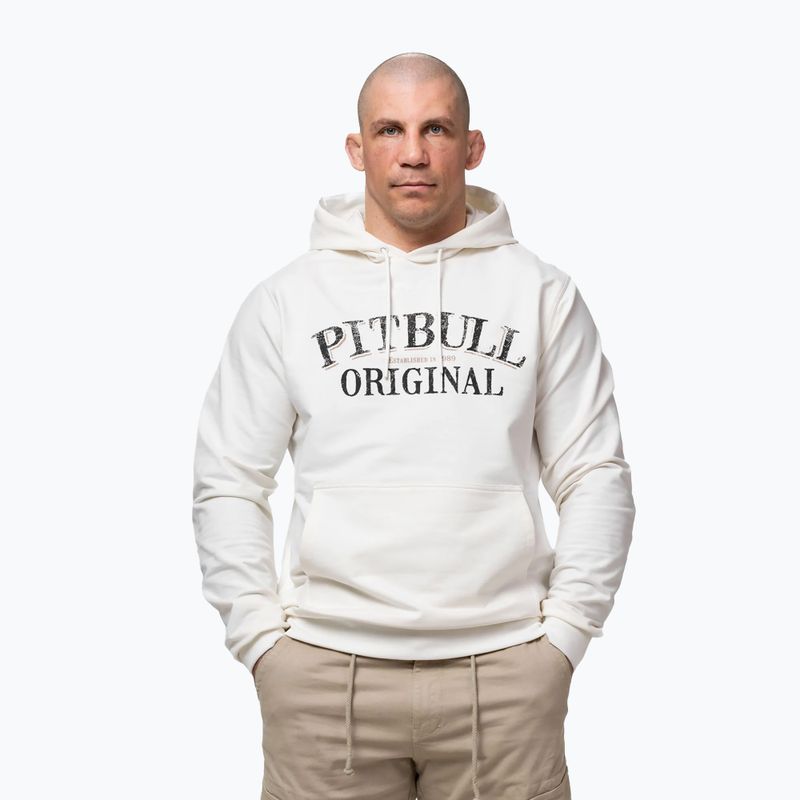 Bluză pentru bărbați Pitbull Midnight Sweatshirt Hooded off white 5