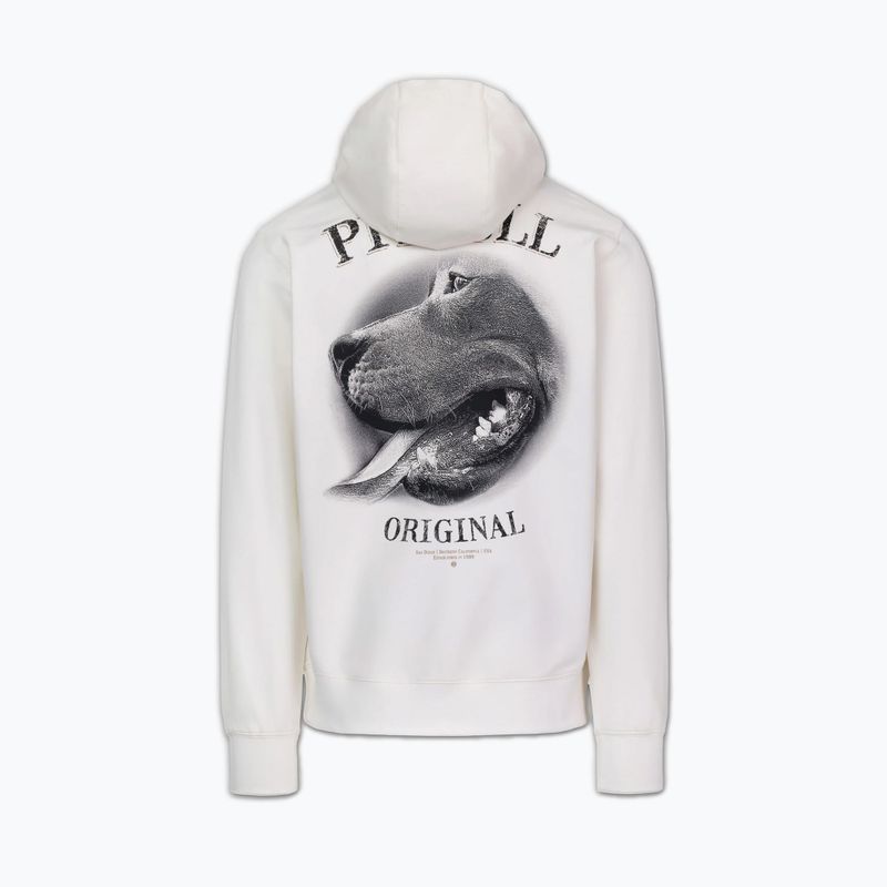 Bluză pentru bărbați Pitbull Midnight Sweatshirt Hooded off white 7