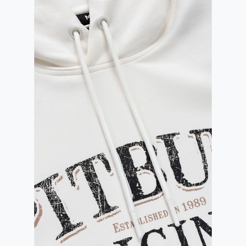 Bluză pentru bărbați Pitbull Midnight Sweatshirt Hooded off white 12
