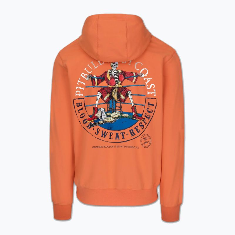 Bluză pentru bărbați Pitbull Bloodline 2 Sweatshirt Hooded fluo orange 6