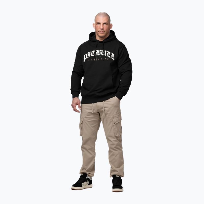 Bluză pentru bărbați Pitbull Tatto Hooded black 2