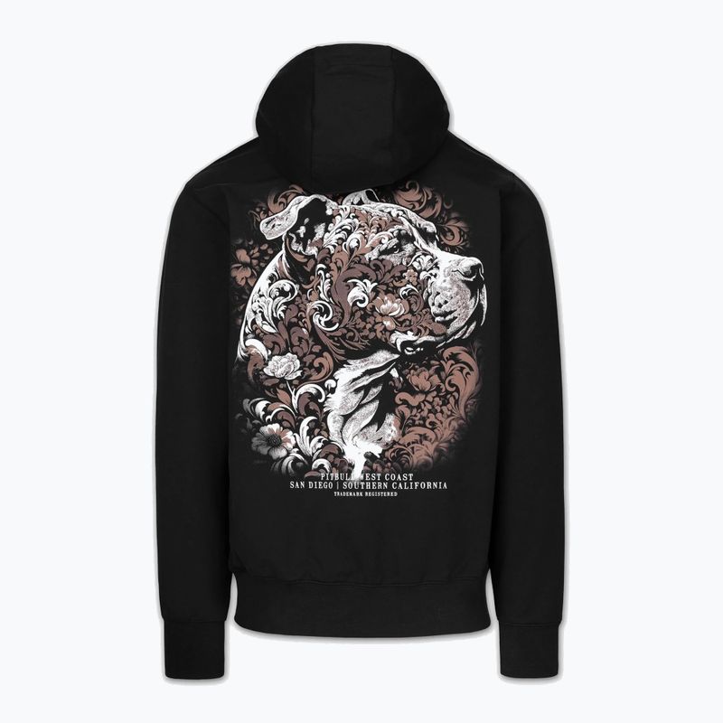 Bluză pentru bărbați Pitbull Tatto Hooded black 6