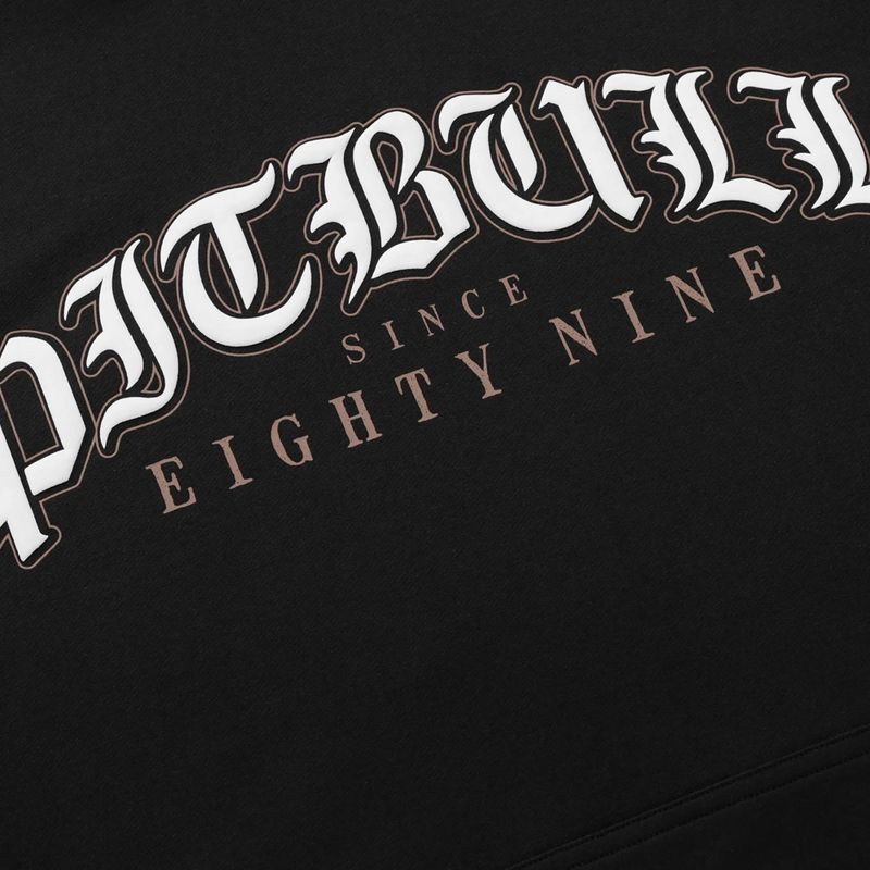 Bluză pentru bărbați Pitbull Tatto Hooded black 9