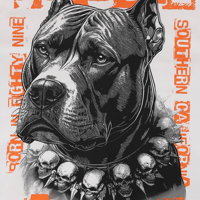 Bluză pentru bărbați Pitbull Blacky Sweatshirt Zip Hooded off white 9