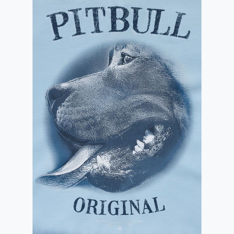 Bluză pentru bărbați Pitbull Midnight Sweatshirt Zip Hooded sky blue 9