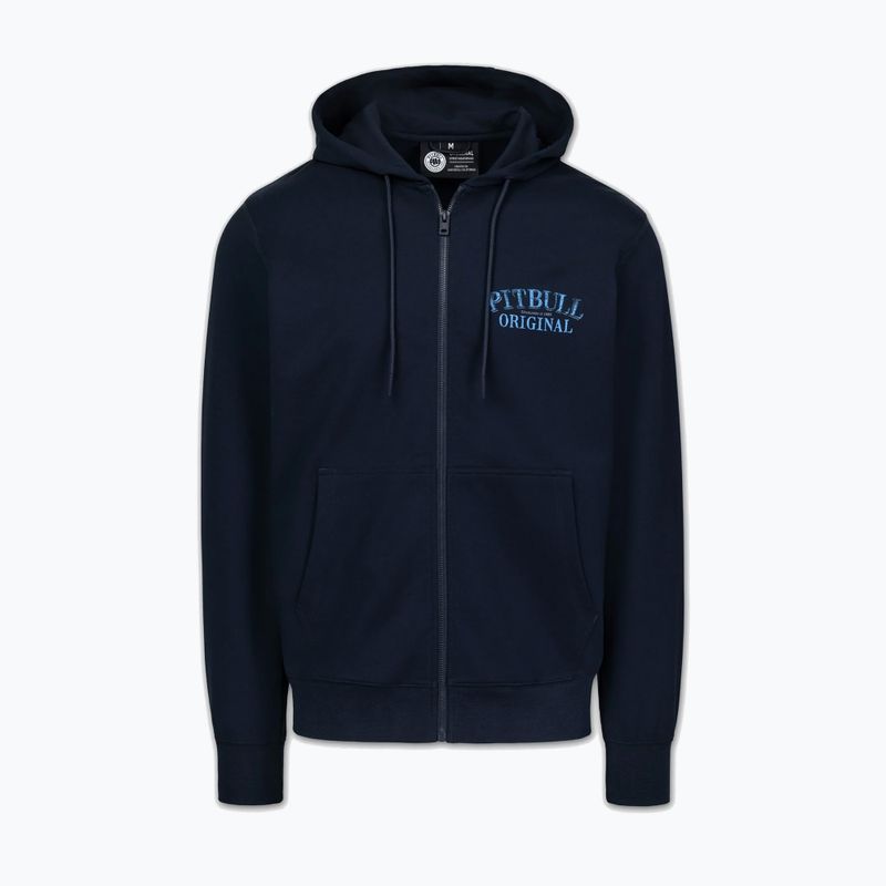 Bluză pentru bărbați Pitbull Midnight Sweatshirt Zip Hooded dark navy 6