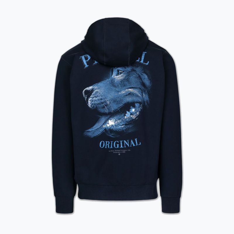 Bluză pentru bărbați Pitbull Midnight Sweatshirt Zip Hooded dark navy 7