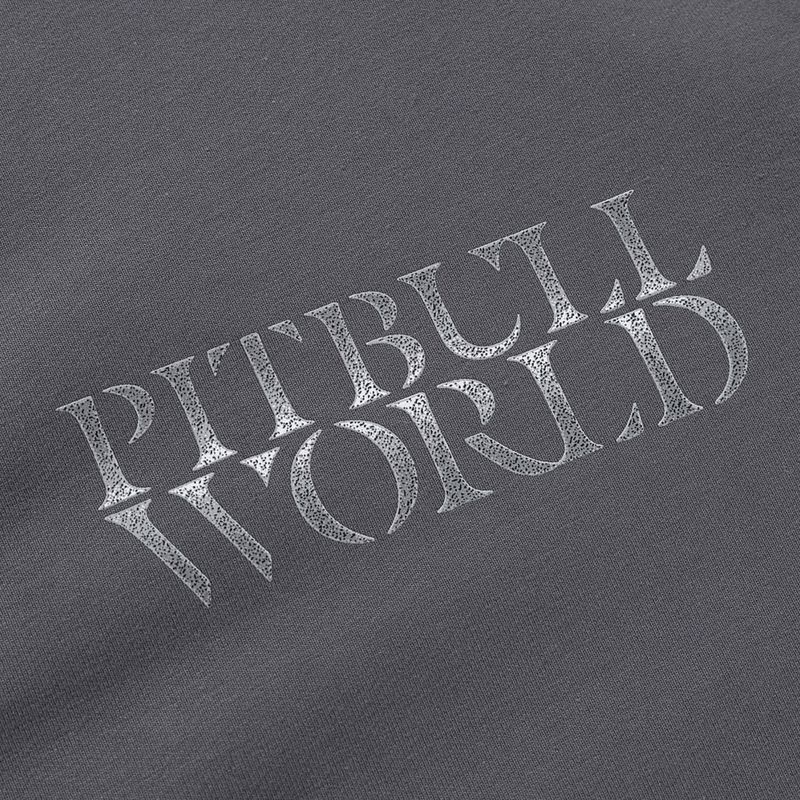 Bluză pentru bărbați Pitbull World Sweatshirt Zip Hooded graphite 12