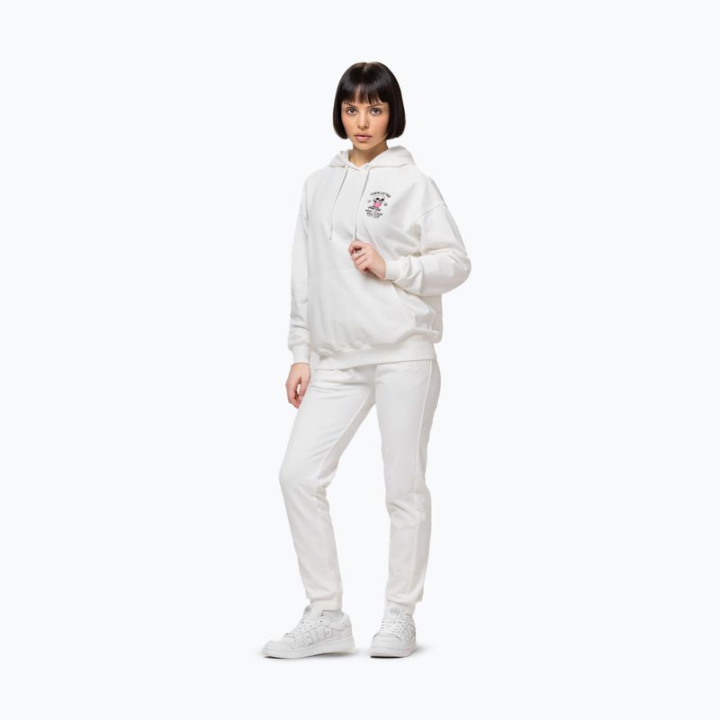 Bluză pentru femei Pitbull Chew On This Hooded off white 2