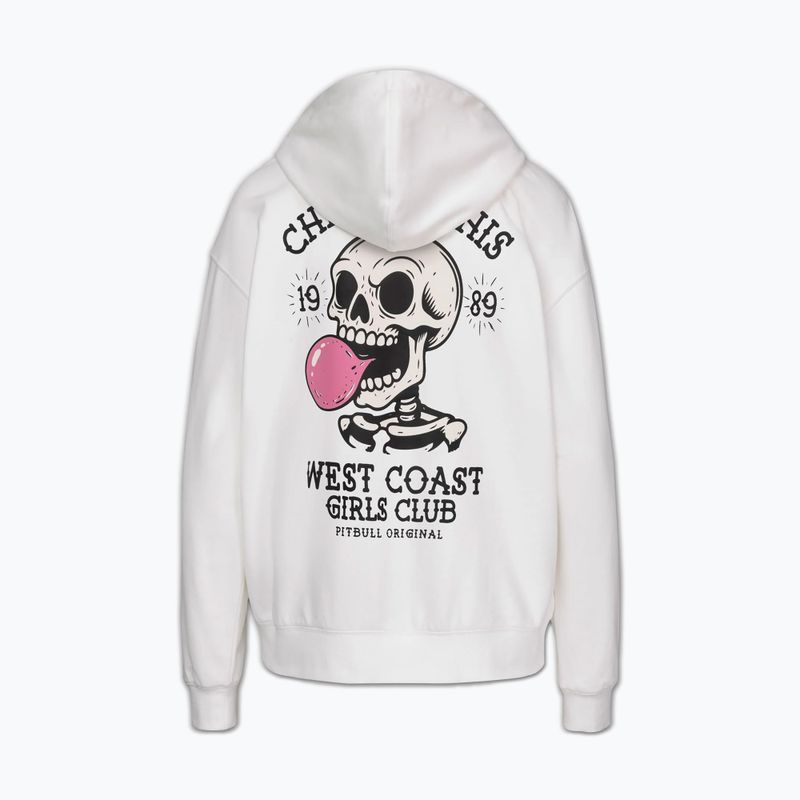 Bluză pentru femei Pitbull Chew On This Hooded off white 7