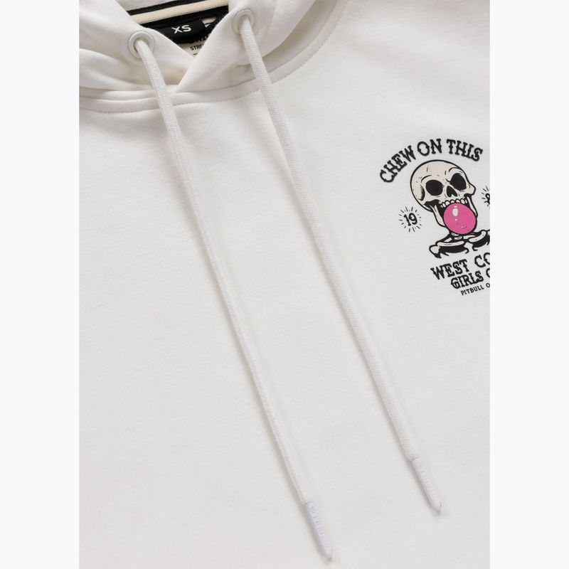 Bluză pentru femei Pitbull Chew On This Hooded off white 8