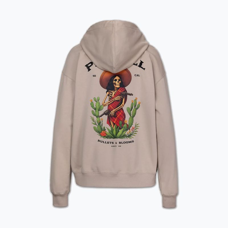 Bluză pentru femei Pitbull Bullets & Blooms Hooded sand savana 6