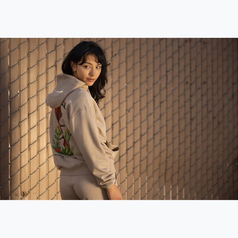 Bluză pentru femei Pitbull Bullets & Blooms Hooded sand savana 14