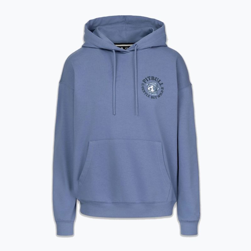 Bluză pentru femei Pitbull Gentle But Wild Sweatshirt Hooded blue jeans 4