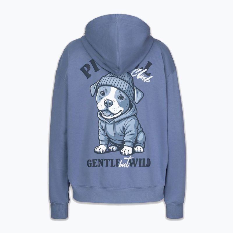 Bluză pentru femei Pitbull Gentle But Wild Sweatshirt Hooded blue jeans 5