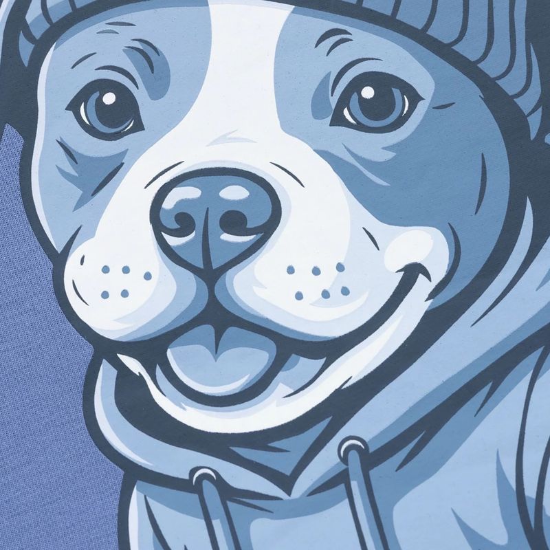 Bluză pentru femei Pitbull Gentle But Wild Sweatshirt Hooded blue jeans 10