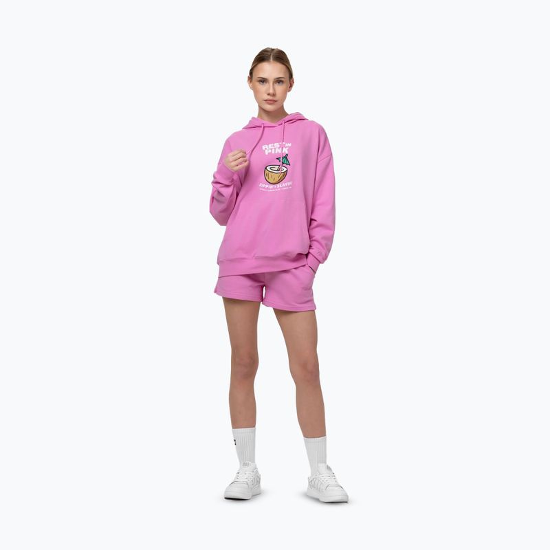 Bluză pentru femei Pitbull Rest In Pink Hooded ice pink 2