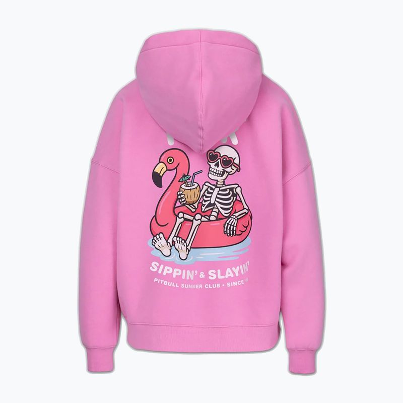Bluză pentru femei Pitbull Rest In Pink Hooded ice pink 5