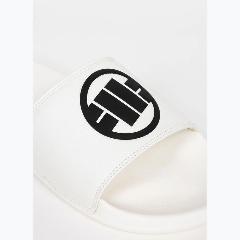 Șlapi pentru bărbați Pitbull Logo white 4
