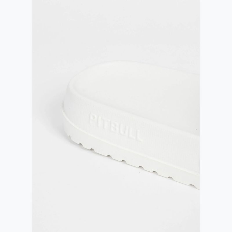 Șlapi pentru femei Pitbull White logo 6