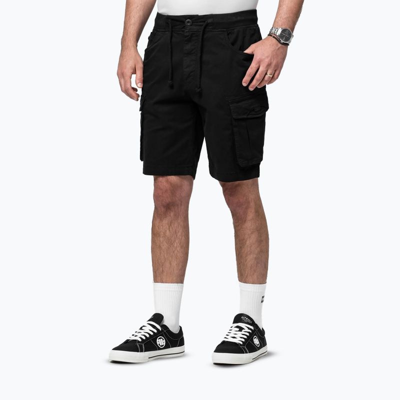 Shorturi bărbătești Pitbull Proctor Drawstring Cargo black 3