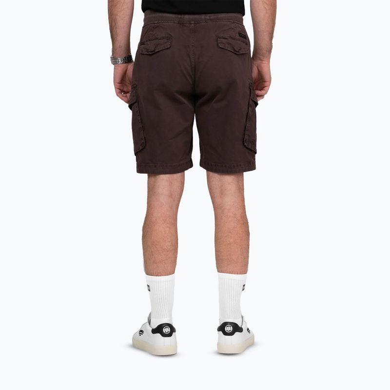 Shorturi bărbătești Pitbull Proctor Drawstring Cargo dark brown 2
