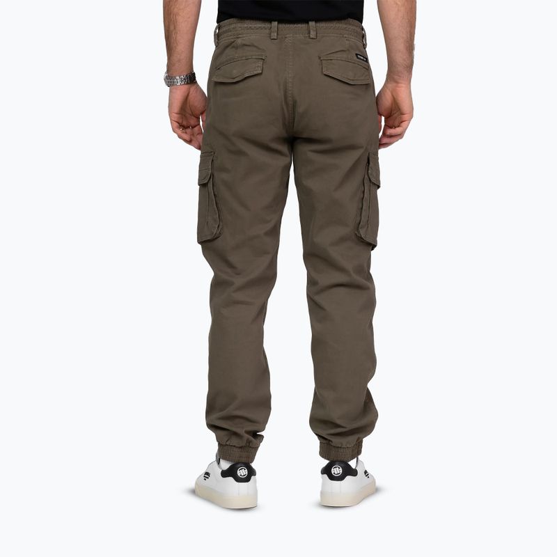 Pantaloni pentru bărbați Pitbull Proctor Drawstring Jogger Cargo olive 2