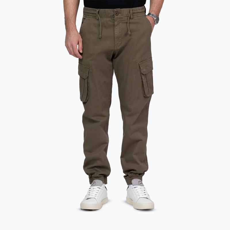 Pantaloni pentru bărbați Pitbull Proctor Drawstring Jogger Cargo olive 3