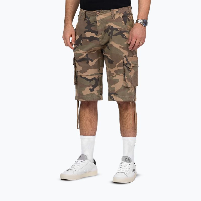 Shorturi bărbătești Pitbull Volmer Long Cargo camo 4