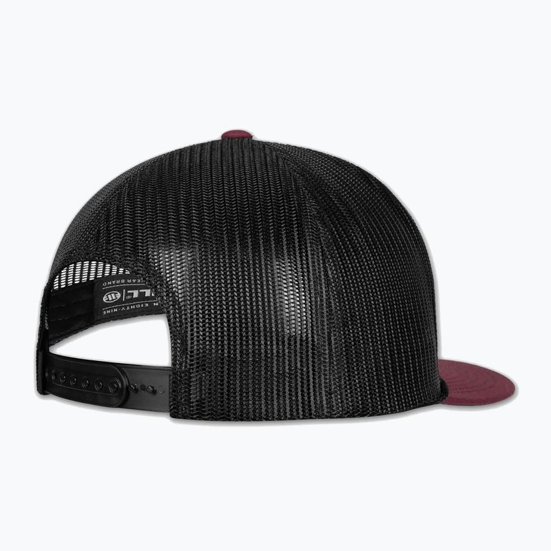 Șapcă pentru bărbați Pitbull Original 1989 burgundy/black 2