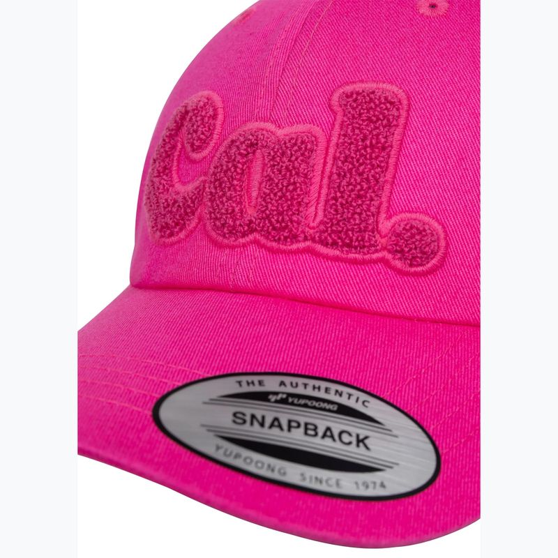 Șapcă pentru bărbați Pitbull 3D Chenile EMB Cal Classic Low Profile pink 3