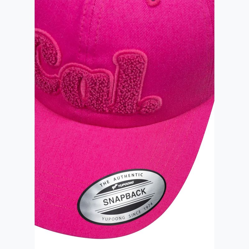 Șapcă pentru bărbați Pitbull 3D Chenile EMB Cal Classic Low Profile pink 4