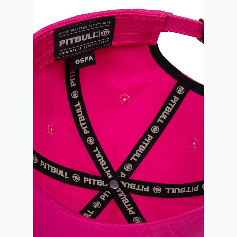 Șapcă pentru bărbați Pitbull 3D Chenile EMB Cal Classic Low Profile pink 7