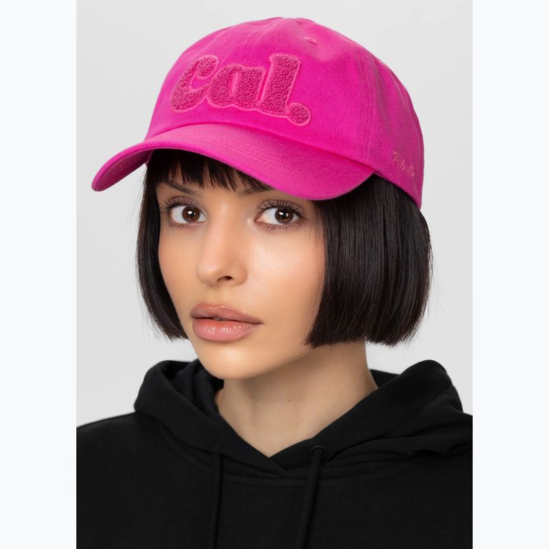 Șapcă pentru bărbați Pitbull 3D Chenile EMB Cal Classic Low Profile pink 9
