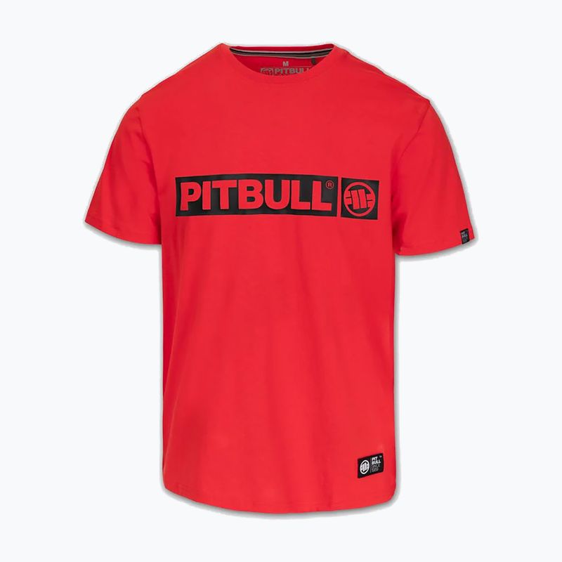 Tricou pentru bărbați Pitbull Hilltop fluo/red 3