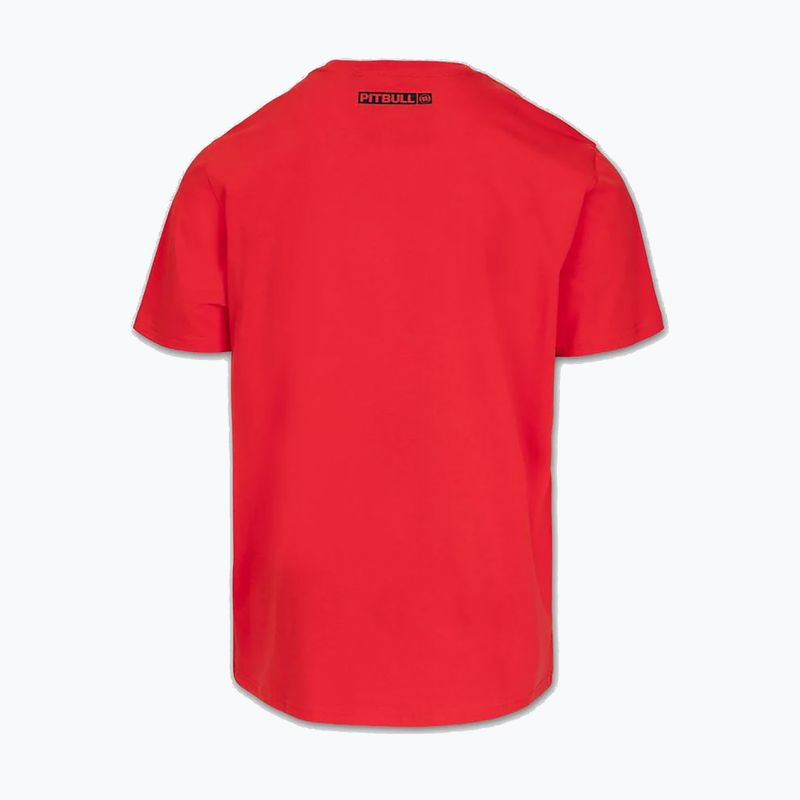 Tricou pentru bărbați Pitbull Hilltop fluo/red 4