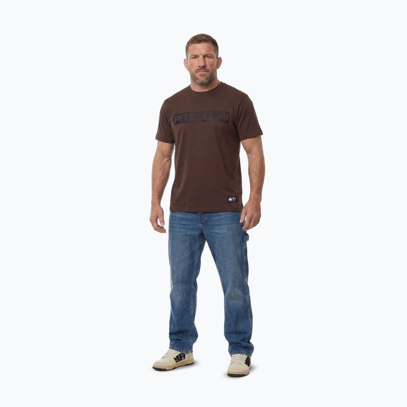 Tricou pentru bărbați Pitbull Hilltop chocolate 2
