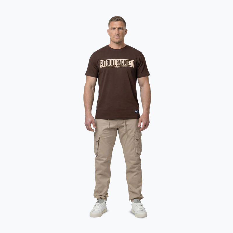 Tricou bărbătesc Pitbull Eighty Nine Dog dark chocolate 2