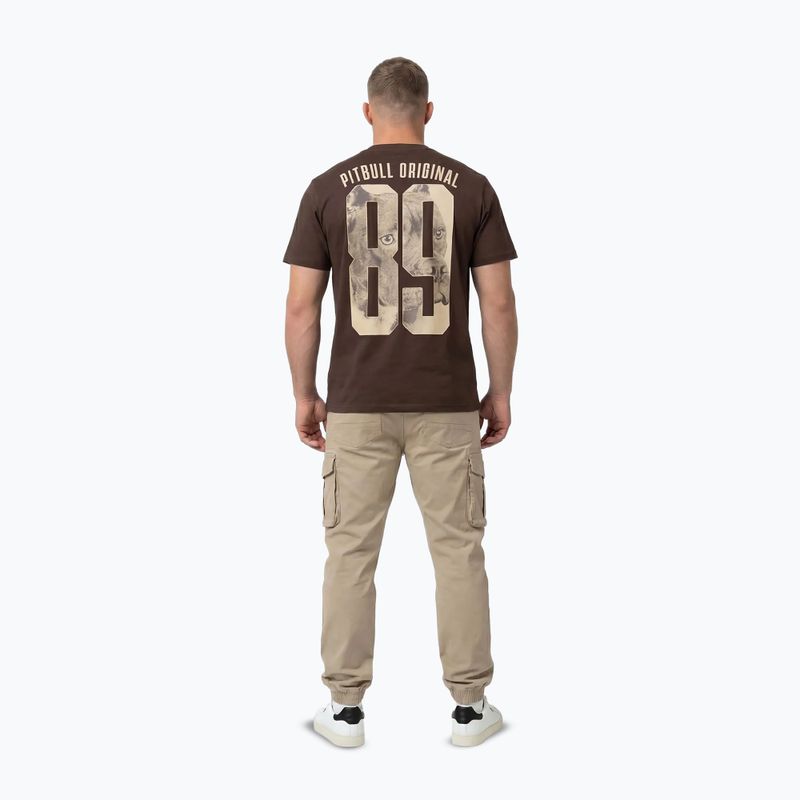 Tricou bărbătesc Pitbull Eighty Nine Dog dark chocolate 4